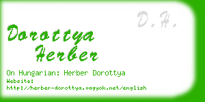 dorottya herber business card